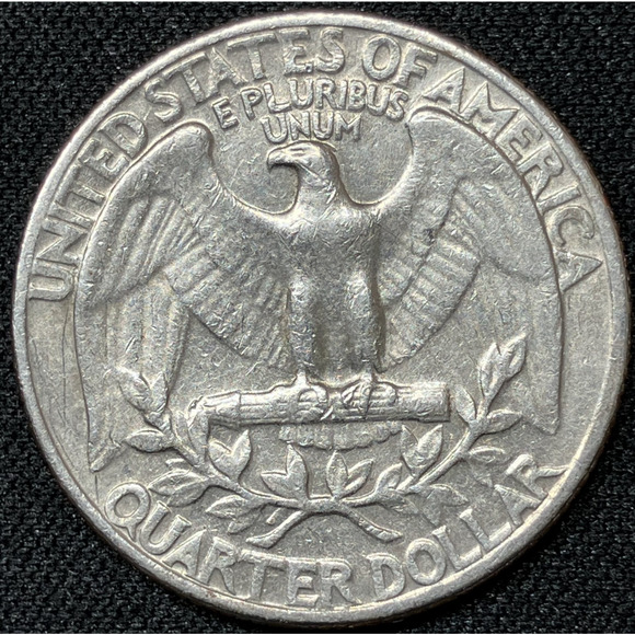 1966 Washington Quarter “Mafia-Strike" Eagle on Reverse & Rim Error on Obverse - Picture 11 of 16